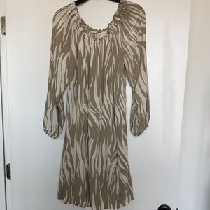 Michael kors silk zebra free size large
